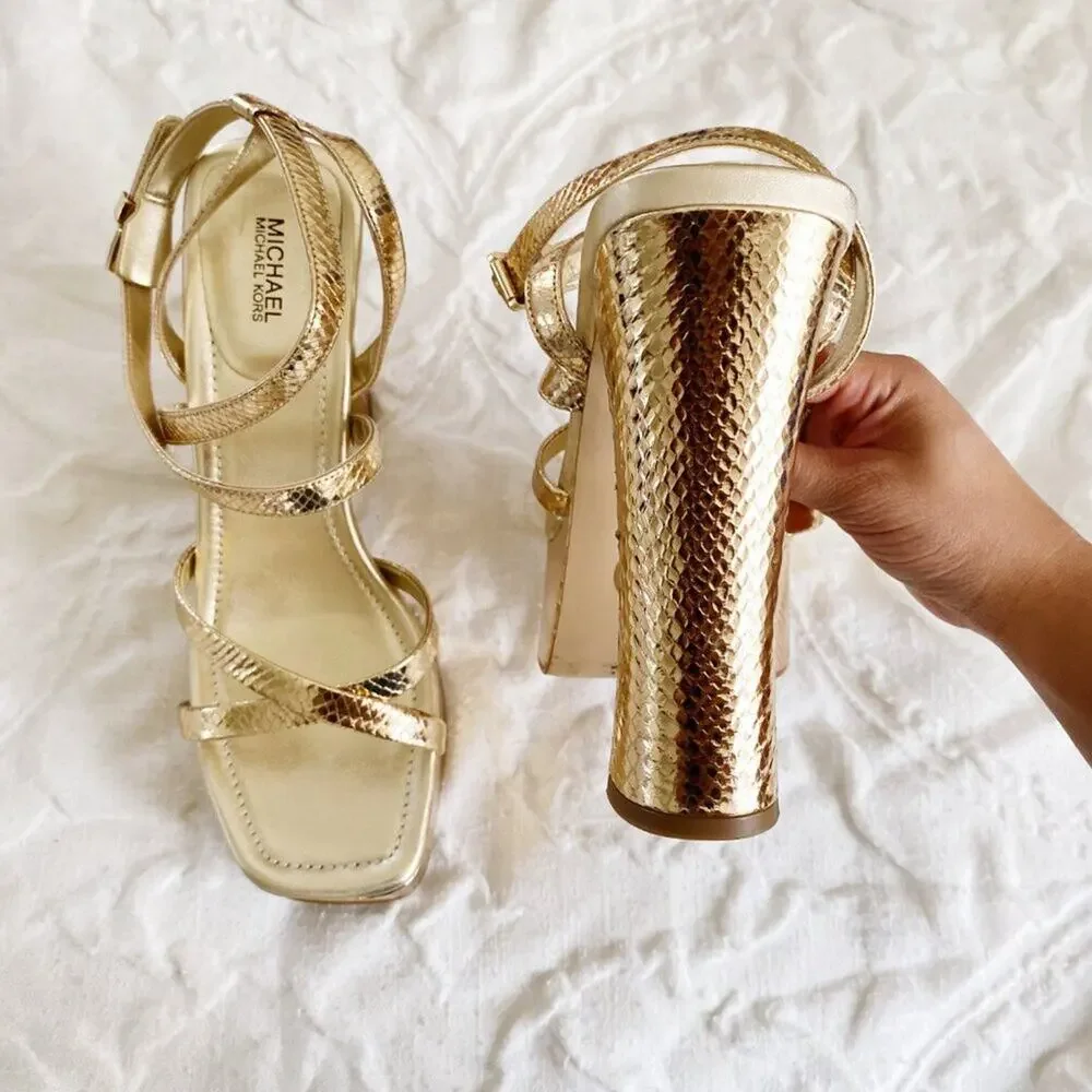 Michael Kors Paoloa Platform Heels Size 10